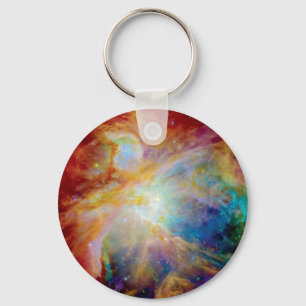 Orion Nebula Hubble Spitzer Telescope Space Photo Keychain