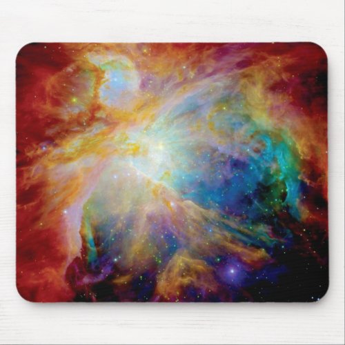 Orion Nebula Hubble Spitzer Telescope Space Photo Mouse Pad