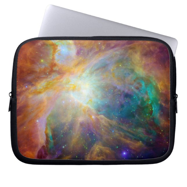Orion Nebula (Hubble & Spitzer Telescopes) Laptop Sleeve (Front)