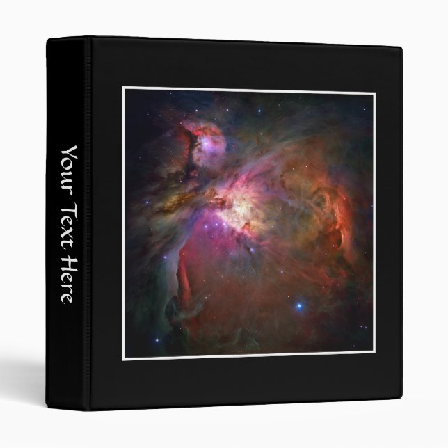 Orion Nebula (Hubble Telescope) 3 Ring Binder (Front/Spine)