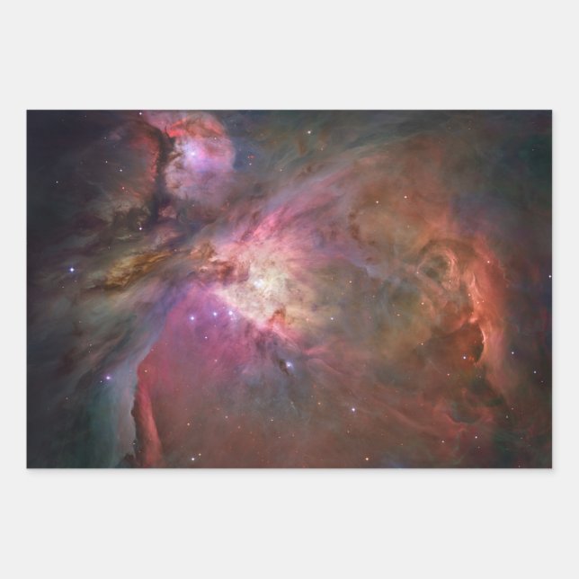 Orion Nebula Hubble telescope space universe cosmo Wrapping Paper Sheets (Front)