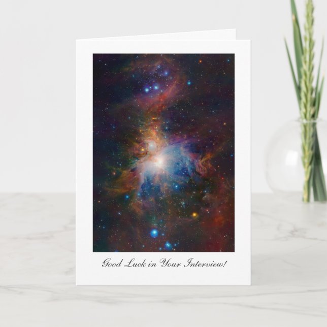 Orion Nebula - Interview Good Luck Card (Front)