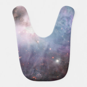 Orion Nebula Messier 78 Pastel Space Photo Baby Bib