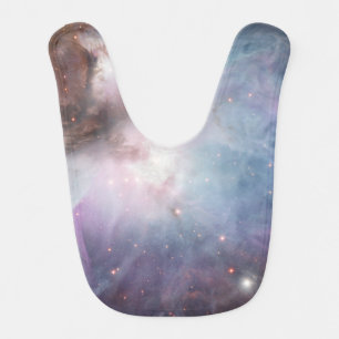 Orion Nebula Messier 78 Pastel Space Photo Baby Bib