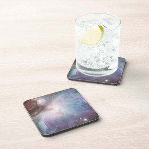 Orion Nebula Messier 78 Pastel Space Photo Beverage Coaster