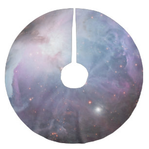 Orion Nebula Messier 78 Pastel Space Photo Brushed Polyester Tree Skirt