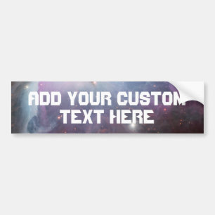 Orion Nebula Messier 78 Pastel Space Photo Bumper Sticker