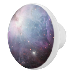 Orion Nebula Messier 78 Pastel Space Photo Ceramic Knob