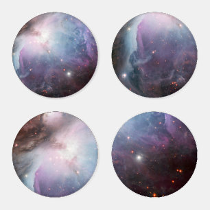 Orion Nebula Messier 78 Pastel Space Photo Coaster Set
