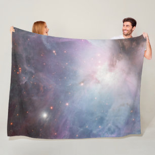 Orion Nebula Messier 78 Pastel Space Photo Fleece Blanket