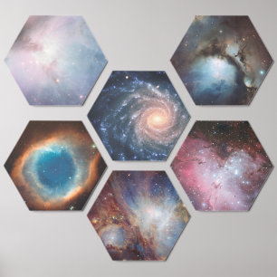 Orion Nebula Messier 78 Pastel Space Photo Foam Core Photo Tile