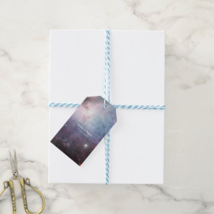 Orion Nebula Messier 78 Pastel Space Photo Gift Tags