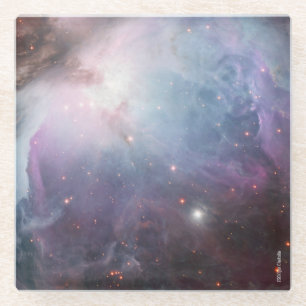 Orion Nebula Messier 78 Pastel Space Photo Glass Coaster
