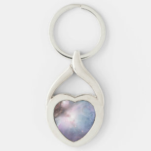 Orion Nebula Messier 78 Pastel Space Photo Keychain