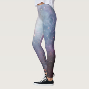 Orion Nebula Messier 78 Pastel Space Photo Leggings