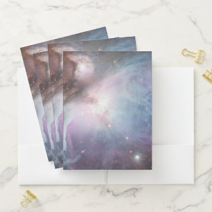 Orion Nebula Messier 78 Pastel Space Photo Pocket Folder