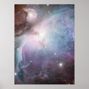 Orion Nebula Messier 78 Pastel Space Photo Poster