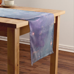 Orion Nebula Messier 78 Pastel Space Photo Short Table Runner
