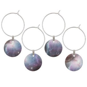 Orion Nebula Messier 78 Pastel Space Photo Wine Charm