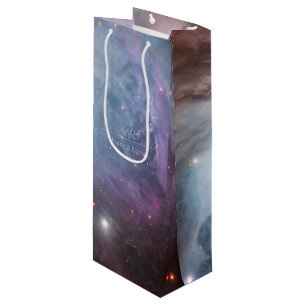 Orion Nebula Messier 78 Pastel Space Photo Wine Gift Bag