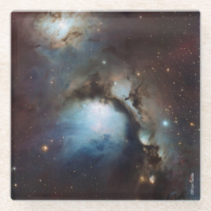Orion Nebula Messier 78 Real Space Photo Glass Coaster
