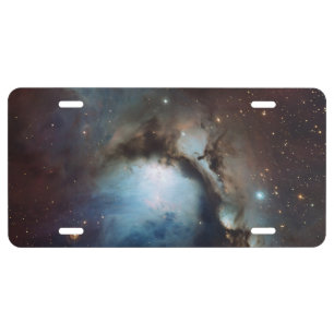 Orion Nebula Messier 78 Real Space Photo License Plate