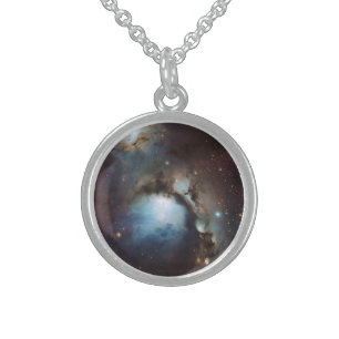 Orion Nebula Messier 78 Real Space Photo Sterling Silver Necklace