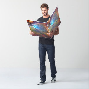 Orion Nebula Out of This World Space Birthday 18x24 Card