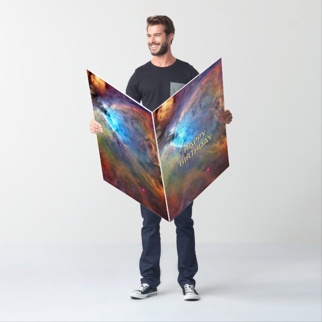 Orion Nebula Out of This World Space Birthday 2436 Card (In Situ)