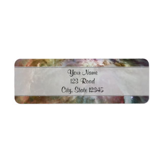 Orion Nebula Pastels Label