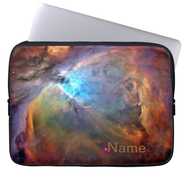 Orion Nebula Personalized Zippered Laptop Case 13" (Front)
