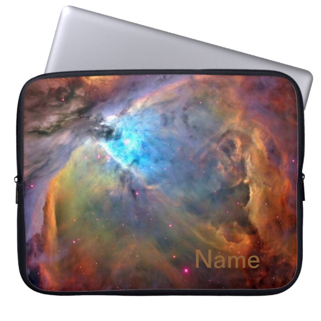 Orion Nebula Personalized Zippered Laptop Case 15" (Front)