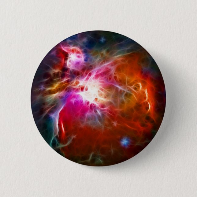 Orion Nebula Pinback Button (Front)
