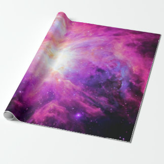 Orion Nebula Pink Purple Galaxy Wrapping Paper