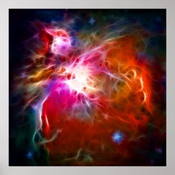 Orion Nebula Poster by blueaegis at Zazzle