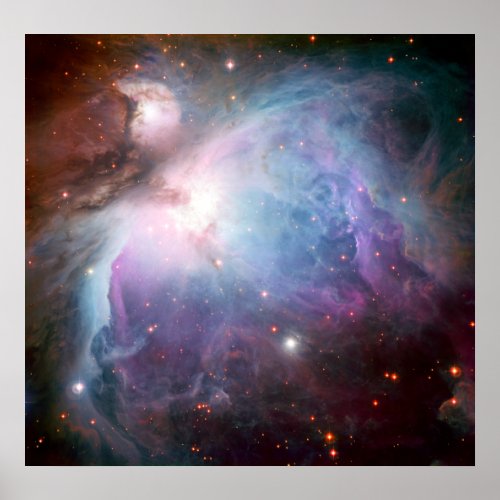 Orion Nebula Purple Space Poster