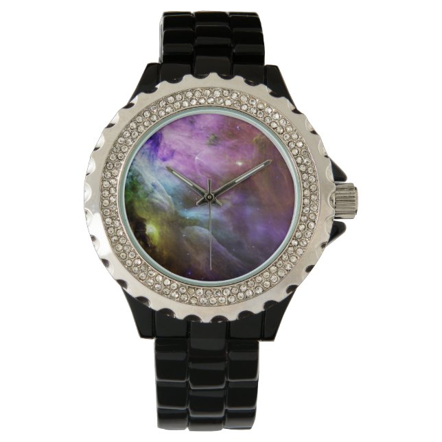 Orion Nebula purple swirls NASA Watch (Front)