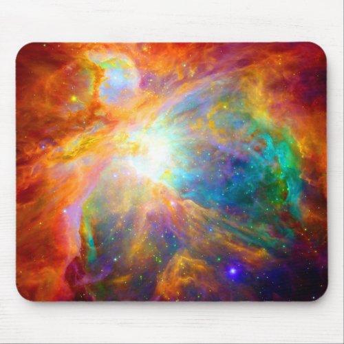 Orion Nebula Rainbow Clouds Mouse Pad