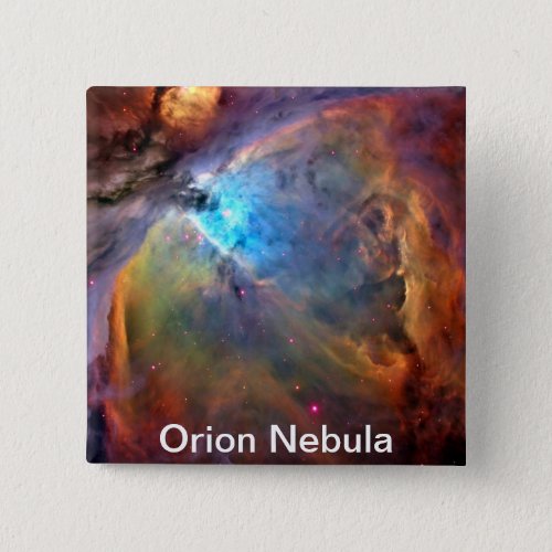 Orion Nebula Space Galaxy Button