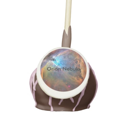 Orion Nebula Space Galaxy Cake Pops (Front)