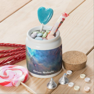 Orion Nebula Space Galaxy Candy Jar