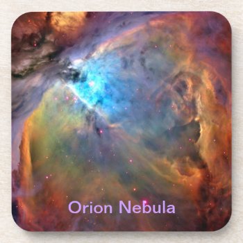 Orion Nebula Space Galaxy Cork Coaster by galaxyofstars at Zazzle