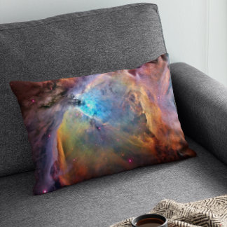 Orion Nebula Space Galaxy Decorative Pillow