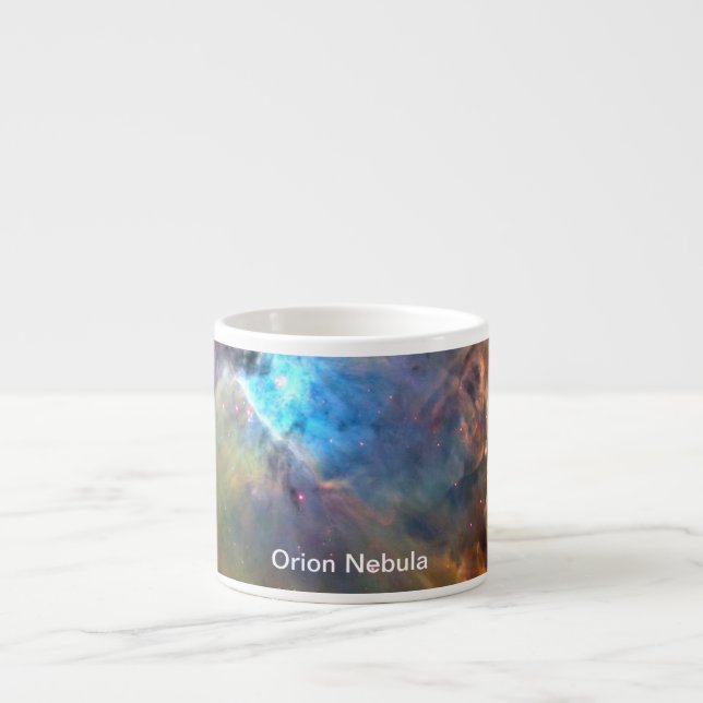 Orion Nebula Space Galaxy Espresso Cup (Front)