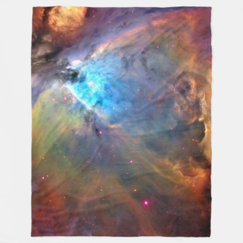 Orion Nebula Space Galaxy Fleece Blanket