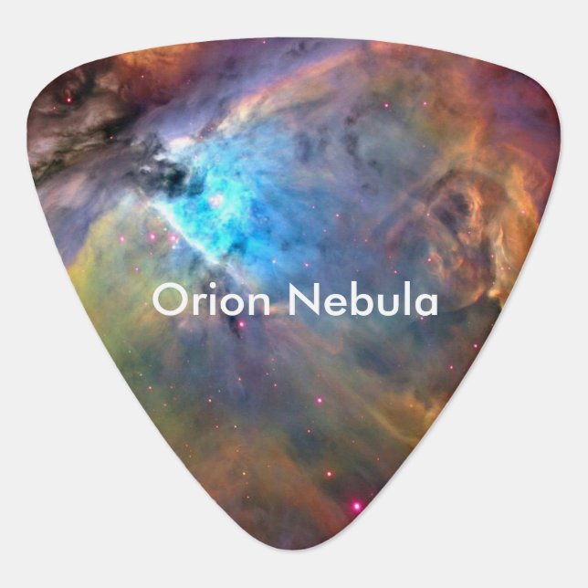 Orion Nebula Space Galaxy Guitar Pick (Front)