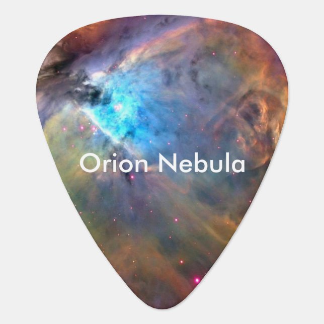 Orion Nebula Space Galaxy Guitar Pick (Front)
