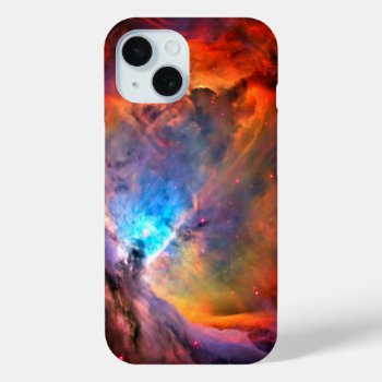 Orion Nebula Space Galaxy High Contrast Iphone 15 Case by FlowstoneGraphics at Zazzle