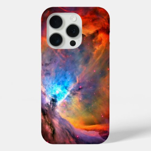 Orion Nebula Space Galaxy high contrast iPhone 15 Pro Case