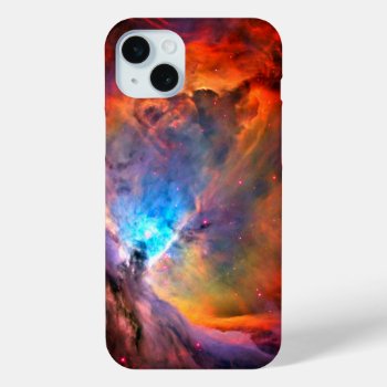 Orion Nebula Space Galaxy High Contrast Iphone 15 Plus Case by FlowstoneGraphics at Zazzle